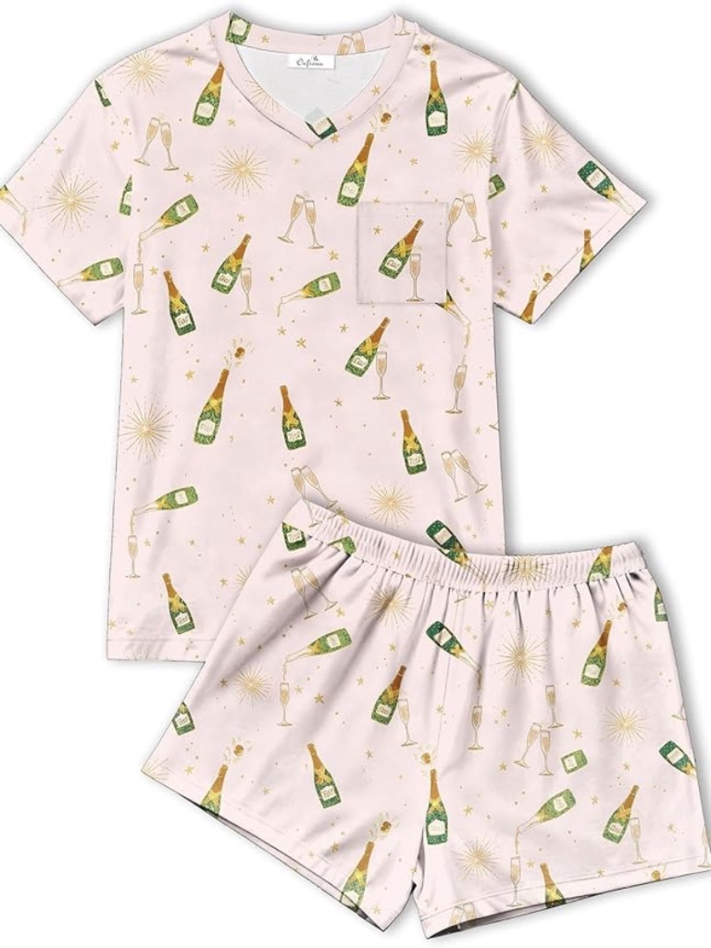 NEW Women's Short Sleeve Shorts Summer Pajama Set~Size 2XL~Pink